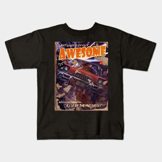 ASTOUNDINGLY AWESOME TALES Rise Of The Mutants Kids T-Shirt by YourStyleB